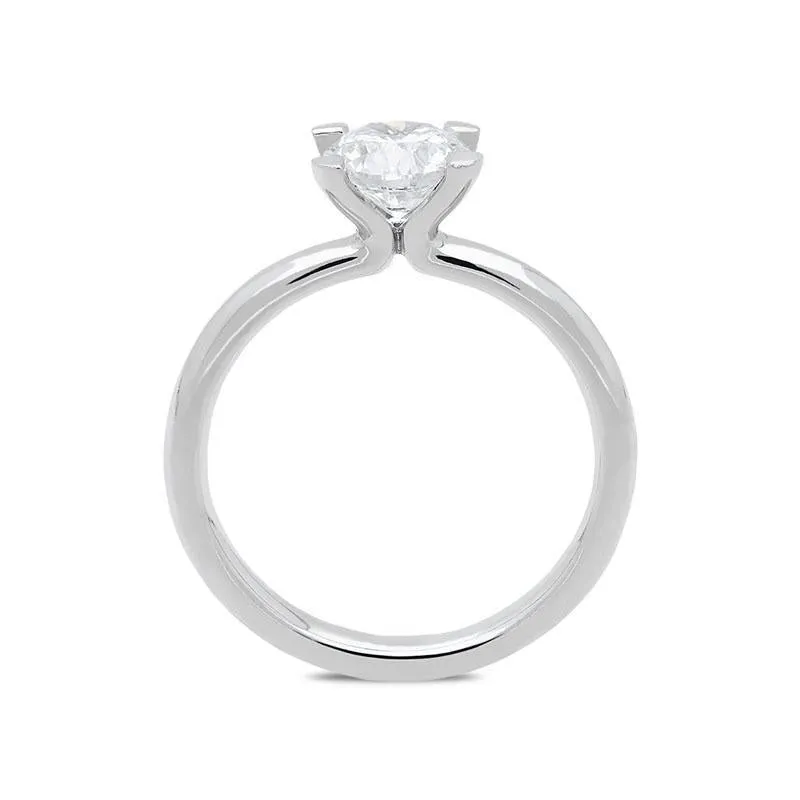 18ct White Gold 1.05ct Diamond Brilliant Cut Solitaire Ring