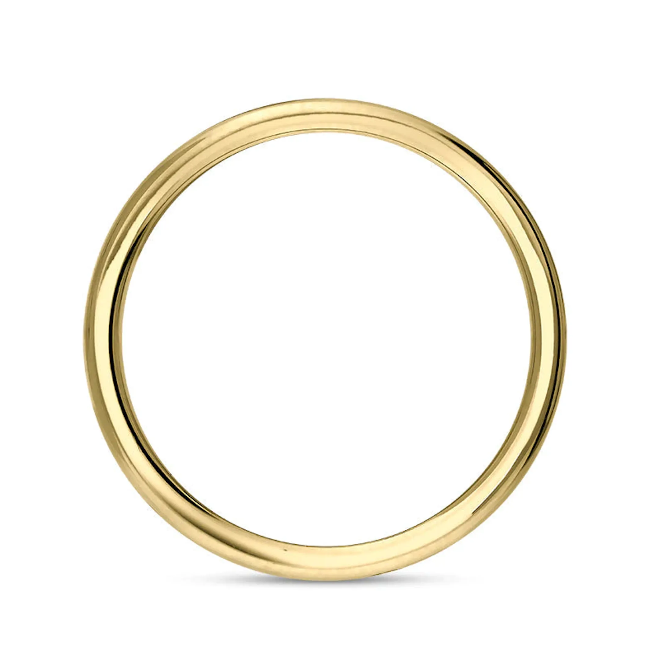 18ct Yellow Gold 0.15ct Diamond King's Coronation Hallmark 5mm Ring D