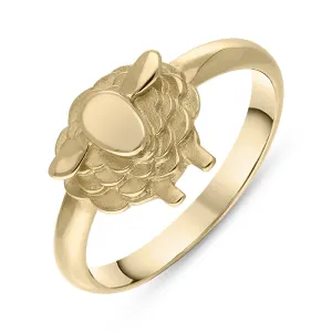 18ct Yellow Gold Sheep Ring