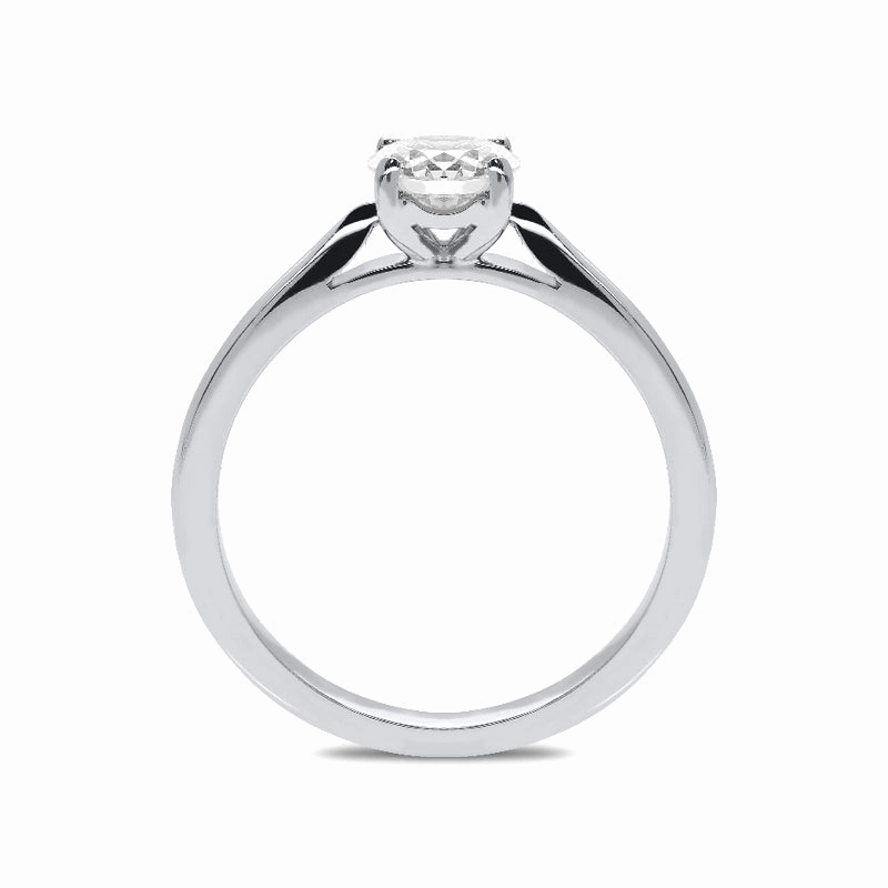 18ct White Gold 0.50ct Diamond Brilliant Cut Solitaire Ring
