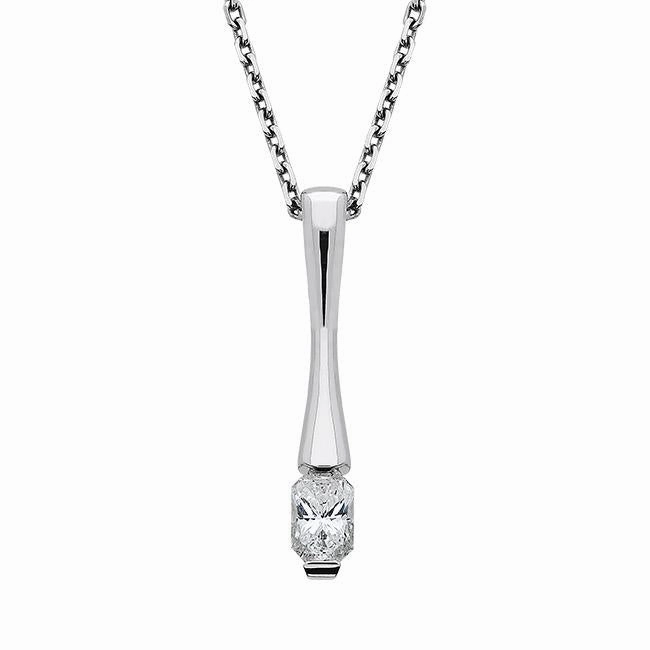 18ct White Gold Phoenix Cut 0.40ct Diamond Necklace