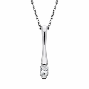 18ct White Gold Phoenix Cut 0.40ct Diamond Necklace