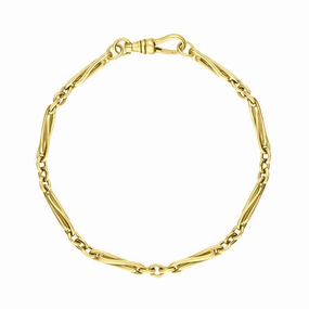 18ct Yellow Gold Handmade Twist Bracelet