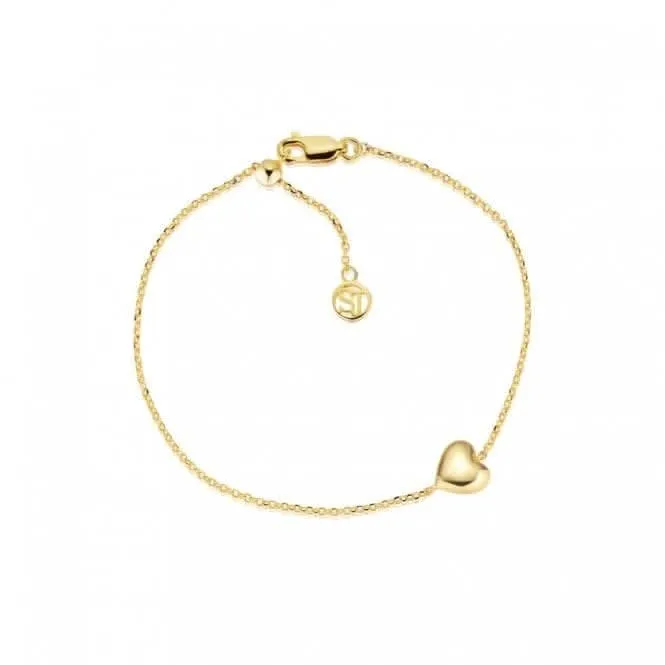 18k Gold Plated Caro Bracelet SJ-B72358-XCZ-YG