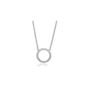 925 Sterling Silver Biella Grande Necklace SJ-C338-1-CZ
