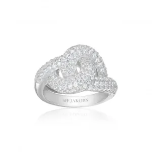 925 Sterling Silver Imperia Ring SJ-R10752-CZ-52