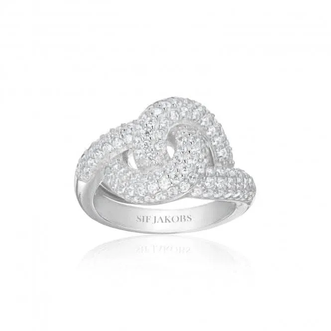 925 Sterling Silver Imperia Ring SJ-R10752-CZ-52
