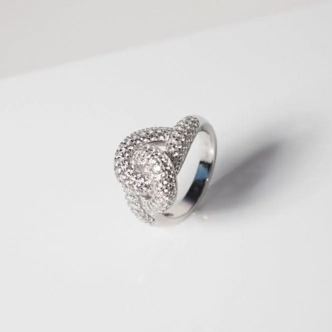 925 Sterling Silver Imperia Ring SJ-R10752-CZ-58