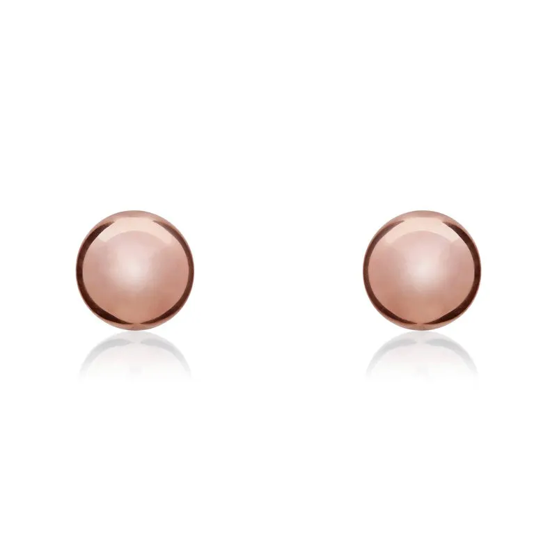 9ct Rose Gold 3mm Ball Stud Earrings