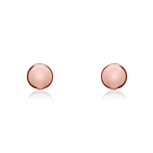 9ct Rose Gold 6mm Ball Stud Earrings