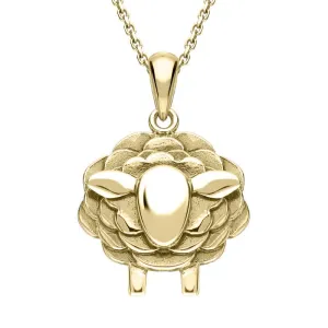 9ct Yellow Gold Sheep Necklace