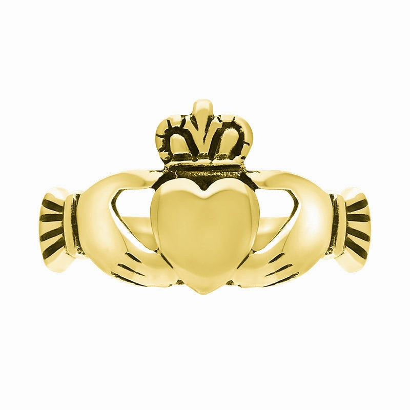 9ct Yellow Gold Claddagh Ring
