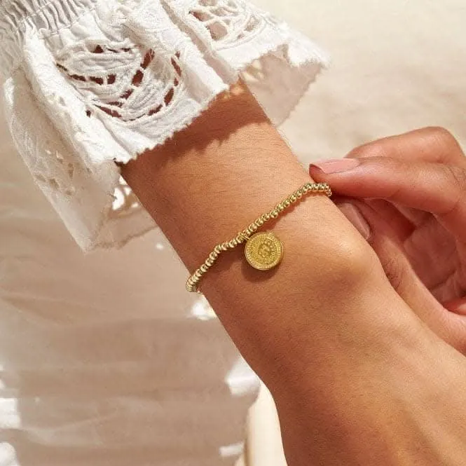 A Little 21st Birthday Gold Plated 17.5cm Stretch Bracelet 6988