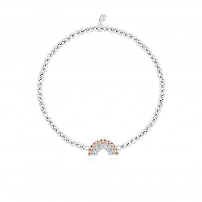 A Little Be Kind Silver 17.5cm Stretch Bracelet 4361