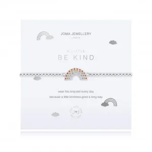 A Little Be Kind Silver 17.5cm Stretch Bracelet 4361