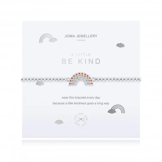 A Little Be Kind Silver 17.5cm Stretch Bracelet 4361