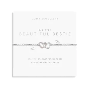 A Little Beautiful Bestie Silver Plated Bracelet 7413