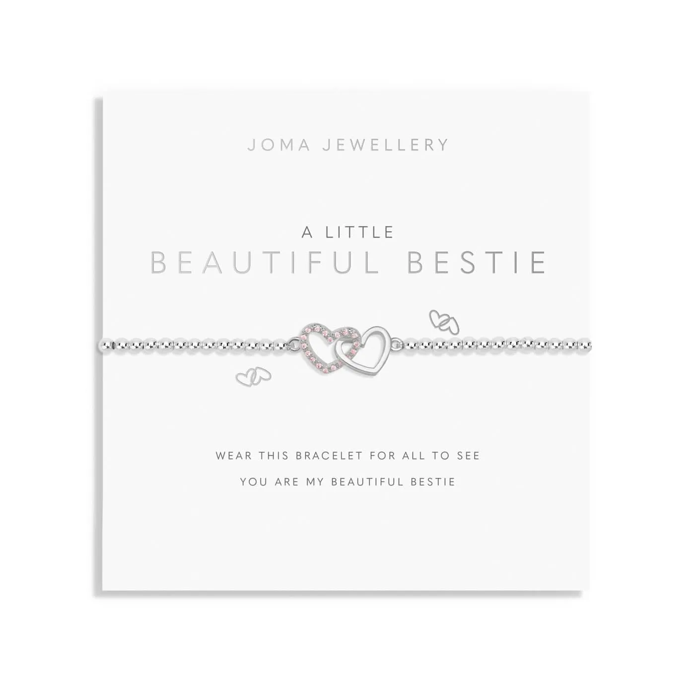 A Little Beautiful Bestie Silver Plated Bracelet 7413