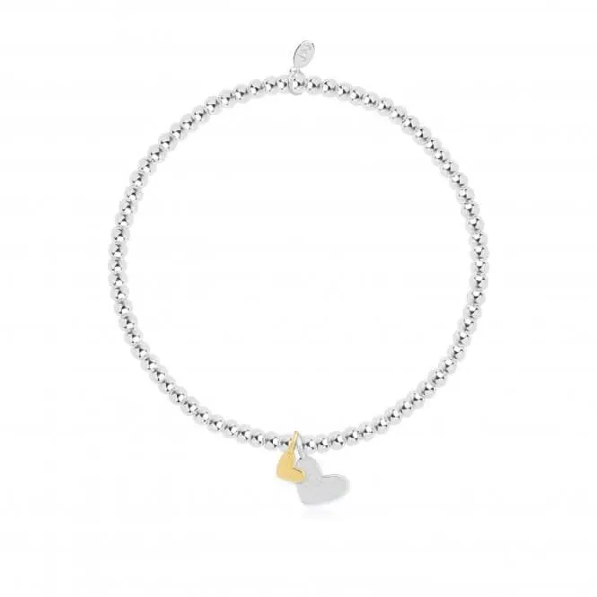 A Little Best Mummy In The World Silver 17.5cm Stretch Bracelet 4309