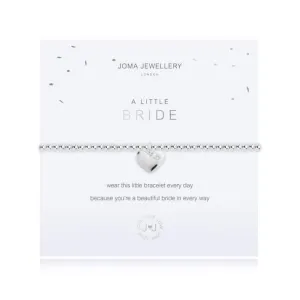 A Little Bride Silver 17.5cm Stretch Bracelet 3620