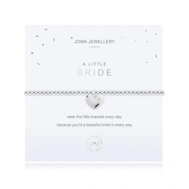 A Little Bride Silver 17.5cm Stretch Bracelet 3620