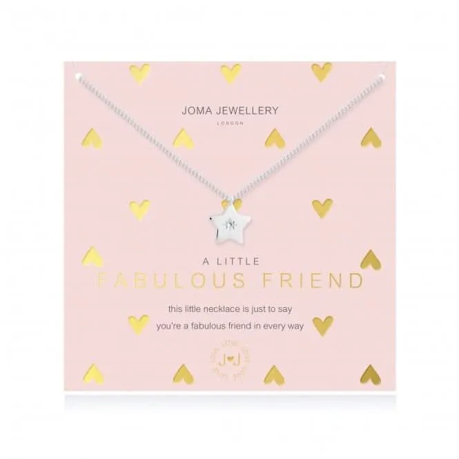A Little Fabulous Friend Silver 46cm   5cm Extender Necklace 4387