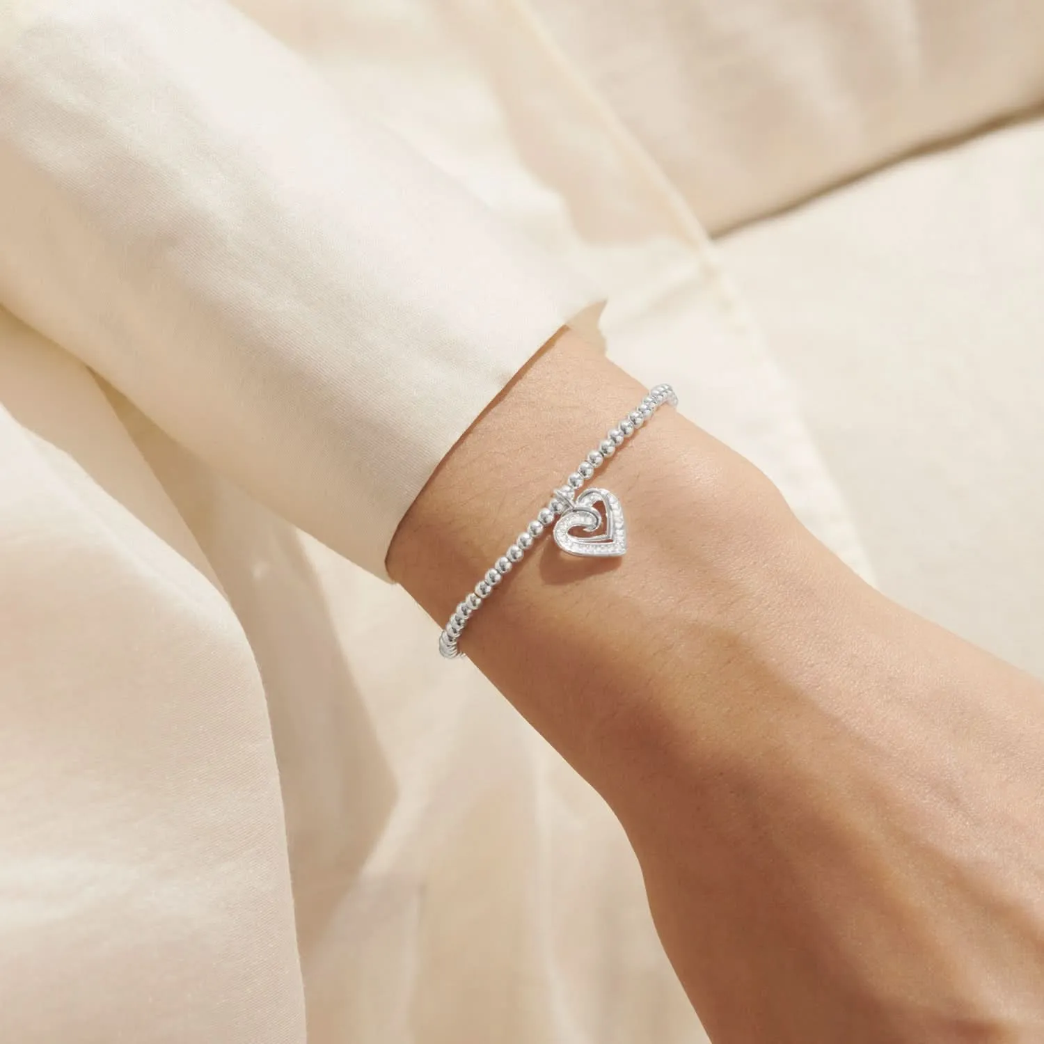 A Little Forever thankful You Are My Friend Silver Plated Bracelet 8150