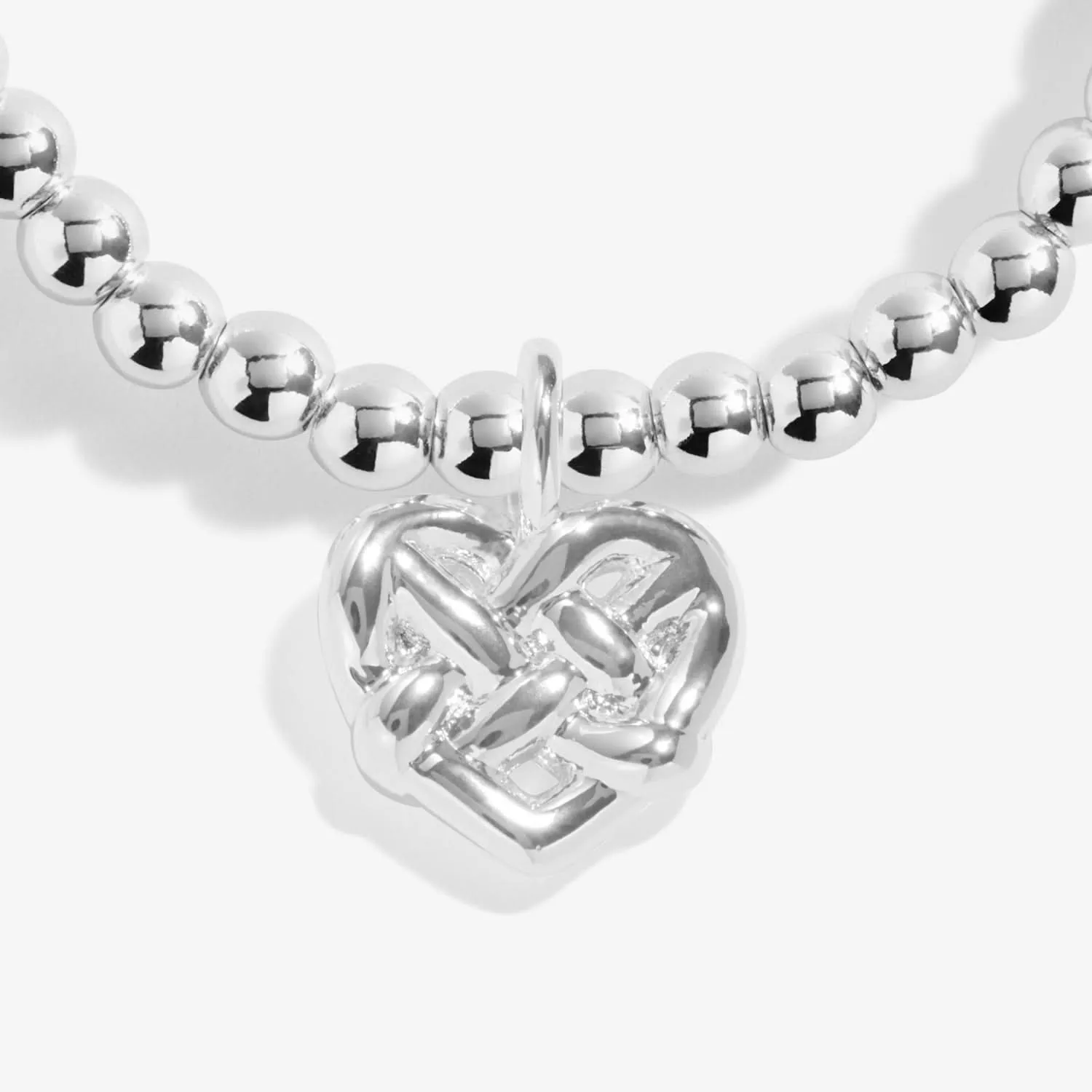 A Little Friendship Is A Knot that Cannot Be Untied Silver Plated Bracelet 8148