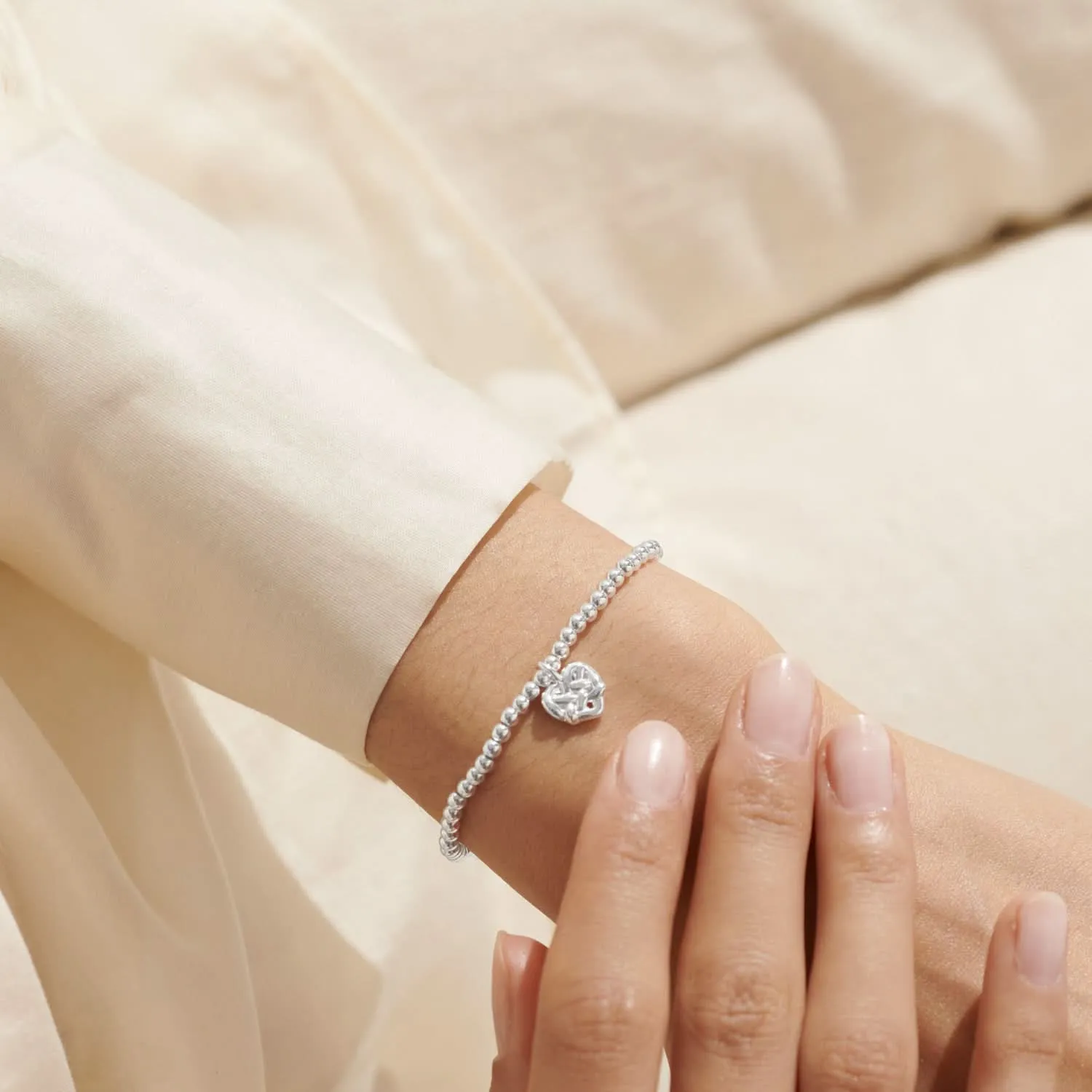 A Little Friendship Is A Knot that Cannot Be Untied Silver Plated Bracelet 8148