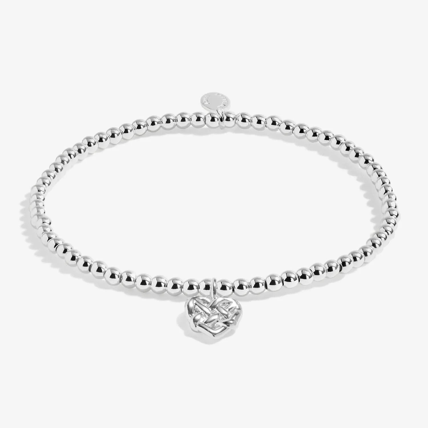 A Little Friendship Is A Knot that Cannot Be Untied Silver Plated Bracelet 8148