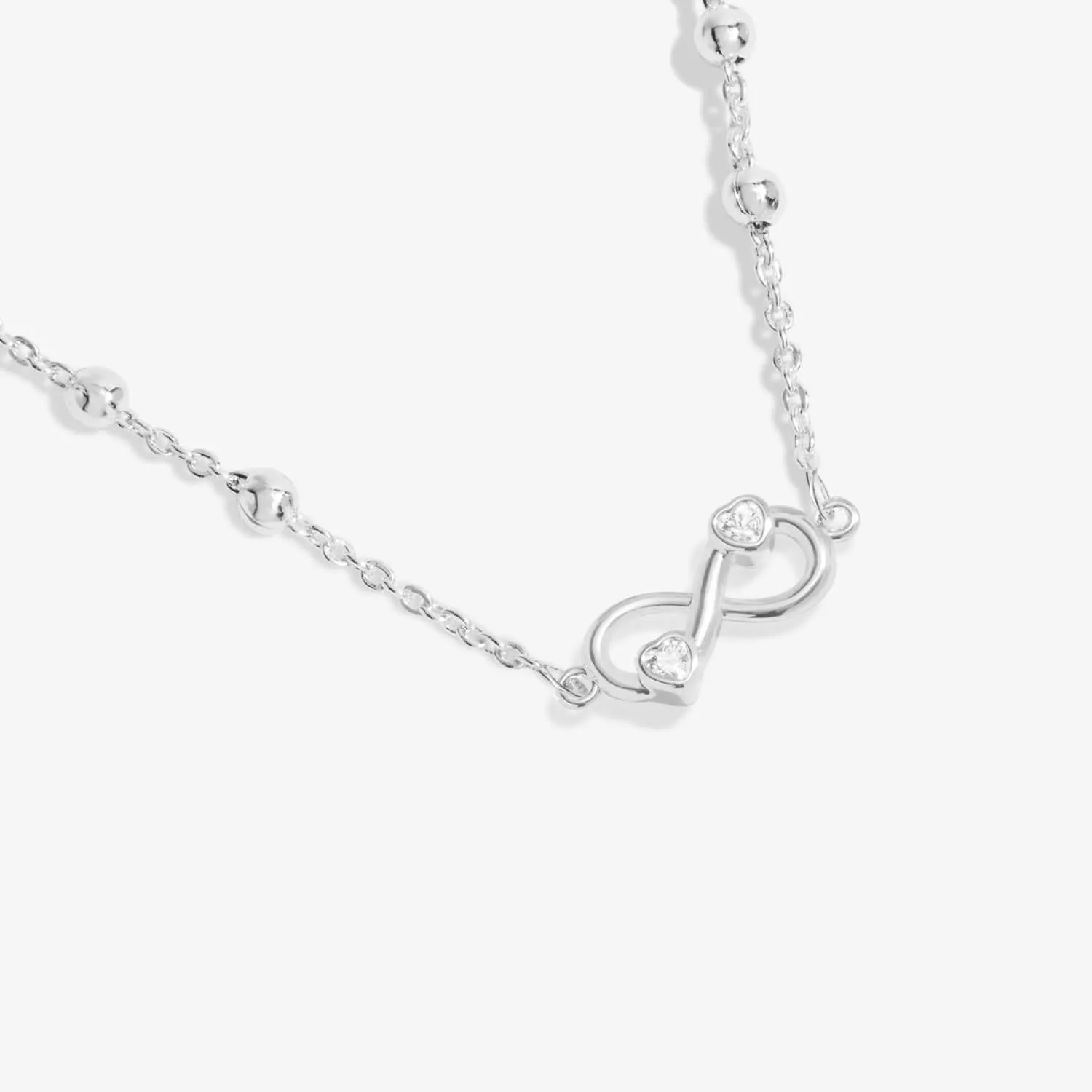 A Little Happiest With You Silver Plated Necklace 8692
