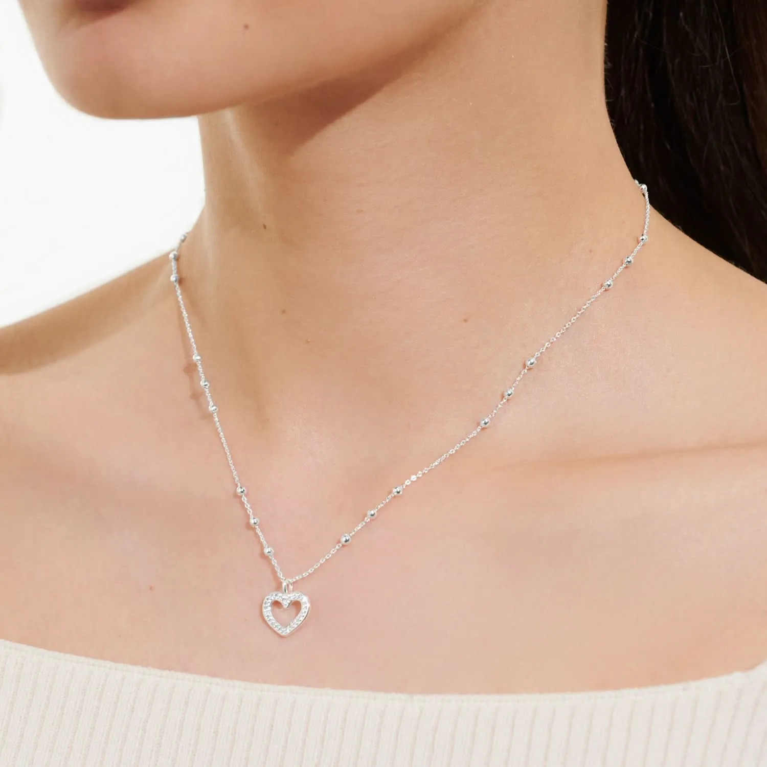 A Little Happy Birthday Sister Silver Plated Necklace 7809