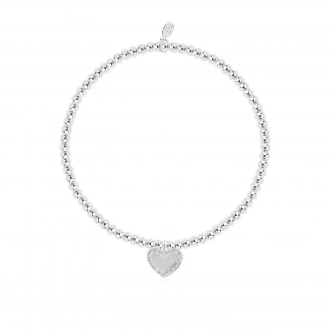 A Little Happy Mothers Day Silver 17.5cm Stretch Bracelet 4315