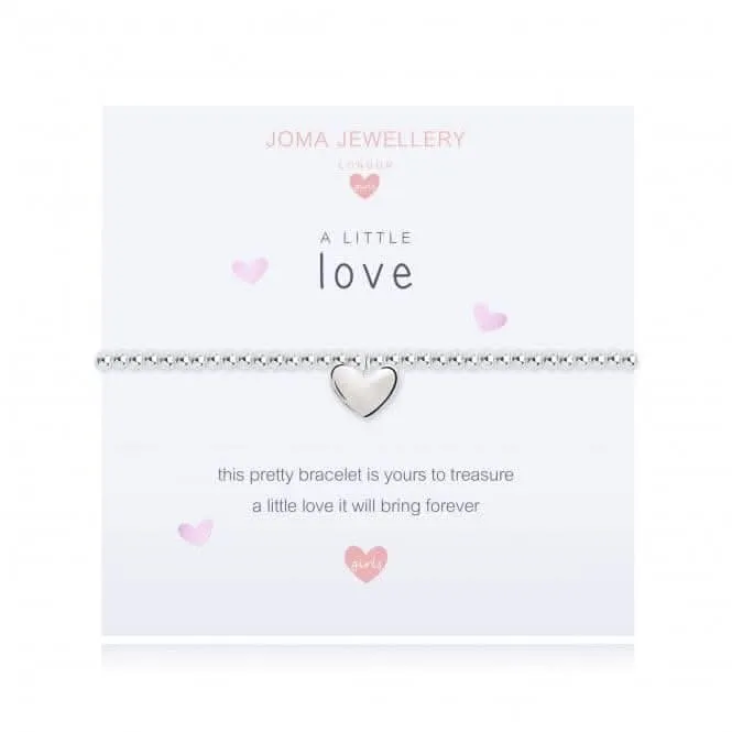 A Little Love Silver 10.5cm Stretch Bracelet C445