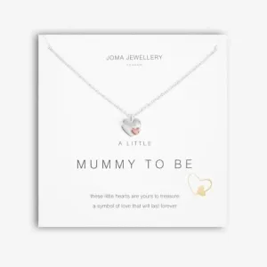 A Little 'Mummy To Be'  Silver 46cm   5cm Extender Necklace 5283