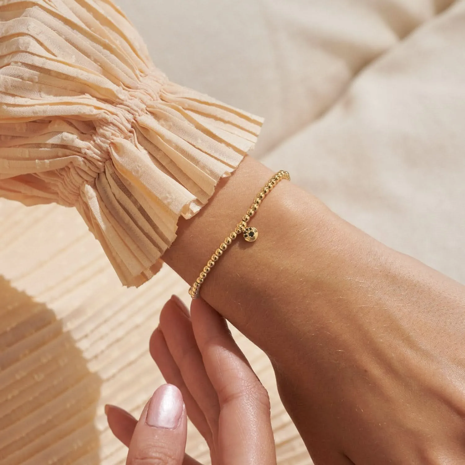 A Little Paw Print Gold Plated Bracelet 8216