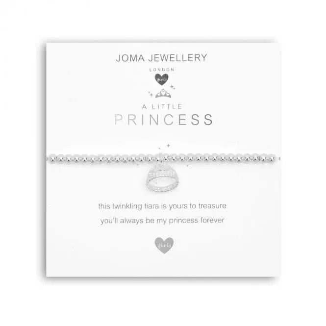 A Little Princess Silver 15.5cm Stretch Bracelet C559