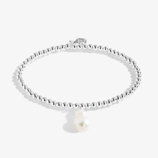A Little Snowman Silver 15.5cm Stretch Bracelet C556
