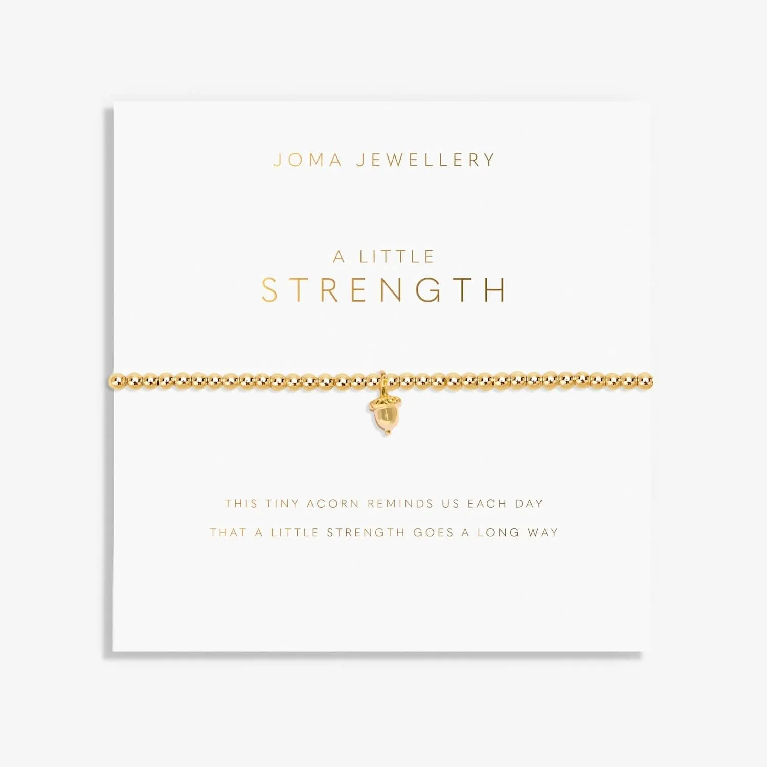 A Little Strength Gold Plated Bracelet 8215