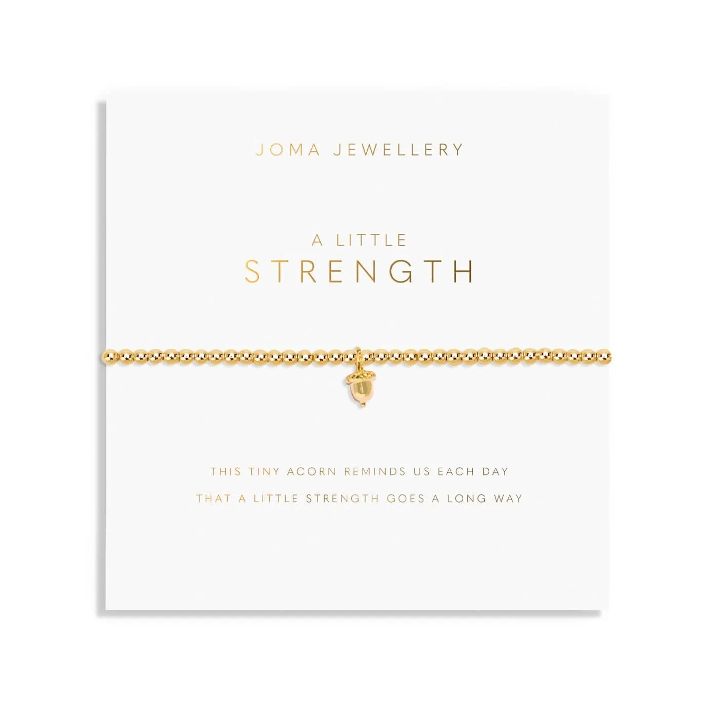 A Little Strength Gold Plated Bracelet 8215