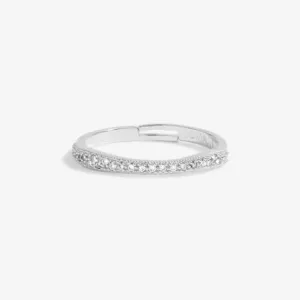 Afterglow Silver Adjustable Size M Ring 6315