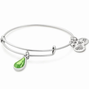 Alex And Ani August Birth Month Charm Bangle With Swarovski Crystals