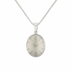 Alice In Wonderland Collection Medium Clock Face Necklace