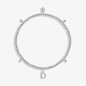 Alphabet A Little D Silver Plated Bracelet 7745