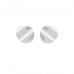 Amara Silver Ripple Silver Earrings 4471