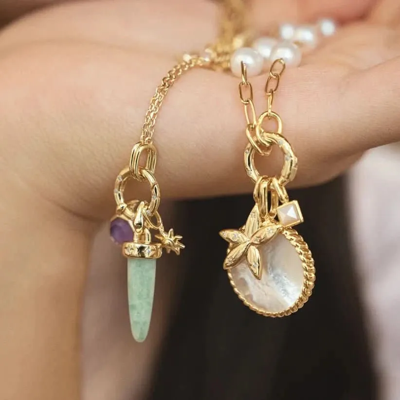 Ania Haie Gold Amazonite Drop Charm NC055-08G