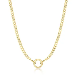 Ania Haie Gold Curb Chain Charm Connector Necklace N052-02G