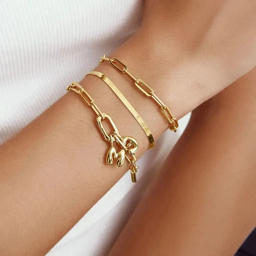 Ania Haie Gold E Letter Charm NC060-17G