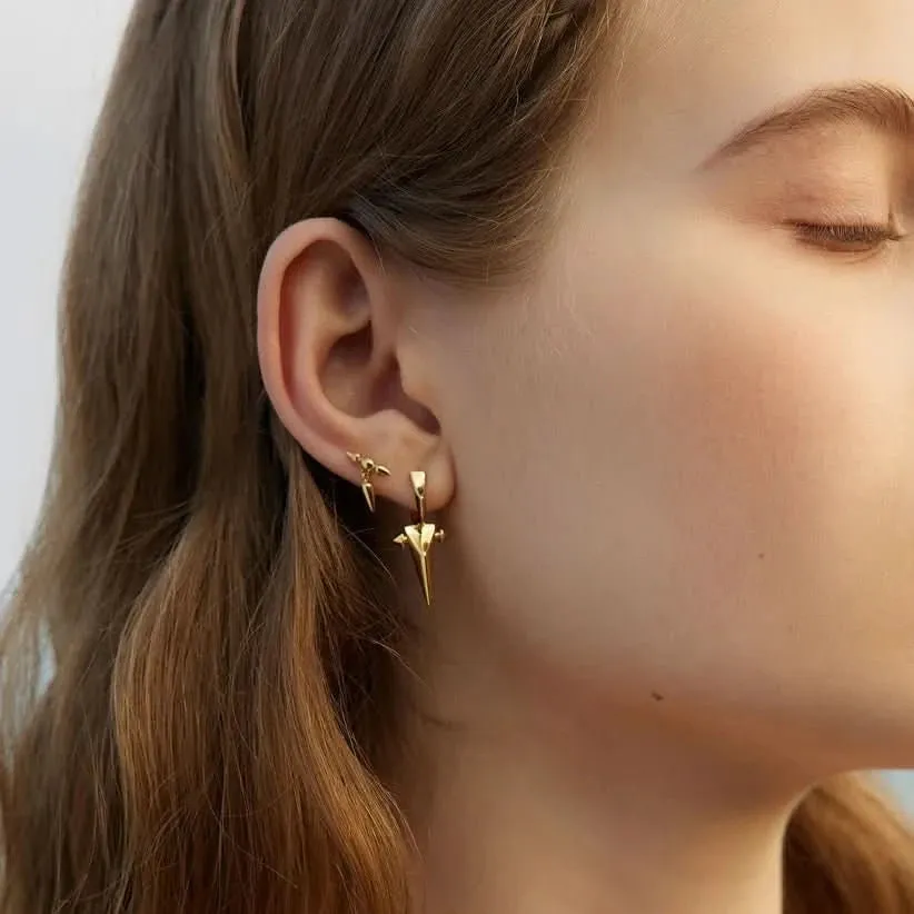 Ania Haie Gold Point Stud Earrings E053-03G