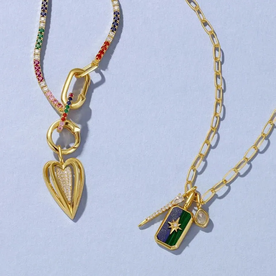 Ania Haie Gold Sculpted Heart Charm NC048-37G